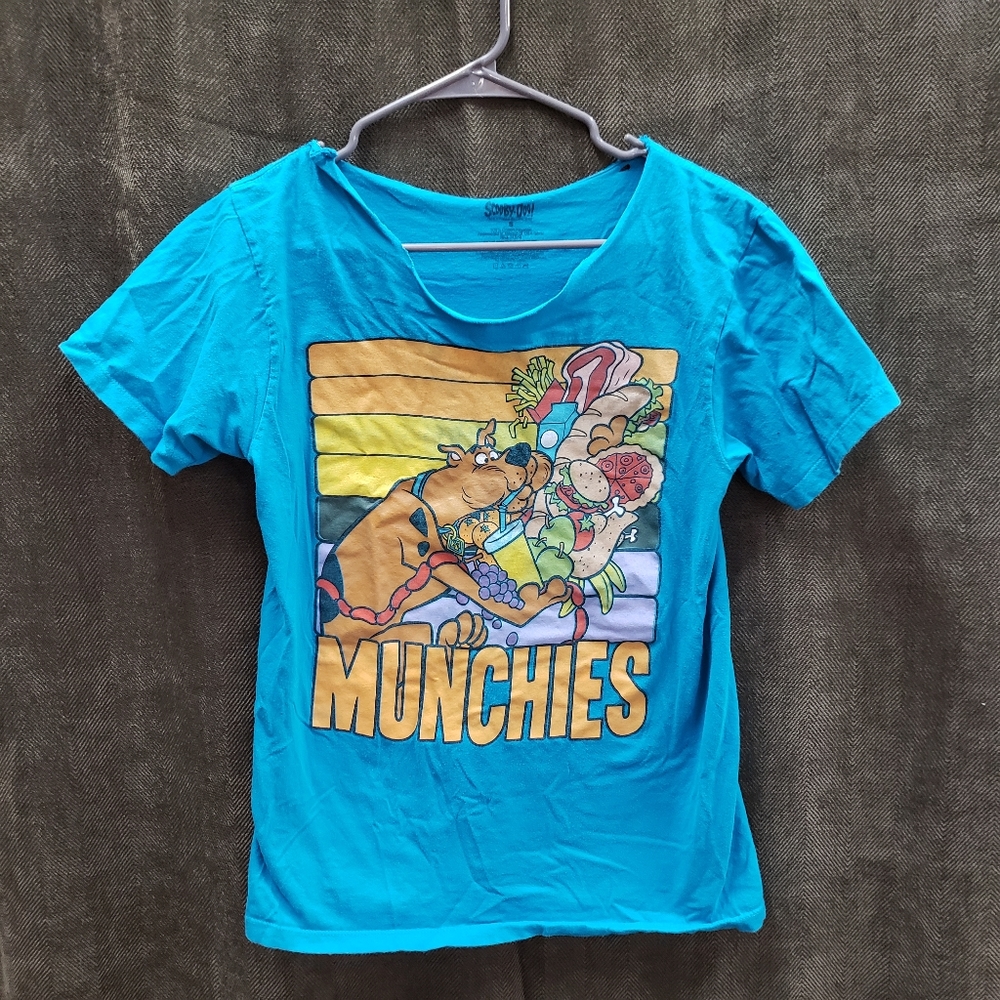 SCOOBY DOO blue tshirt size small